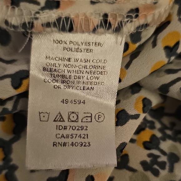 LOFT Sleevless Ruffle Neck Blouse - Picture 6 of 6